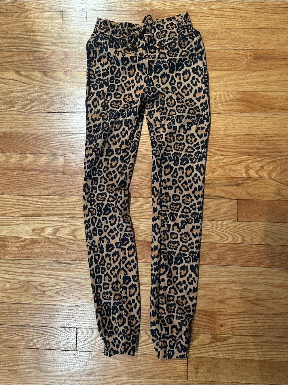 Celestial Bodiez Leopard Print Leggings - Tan and Black joggers